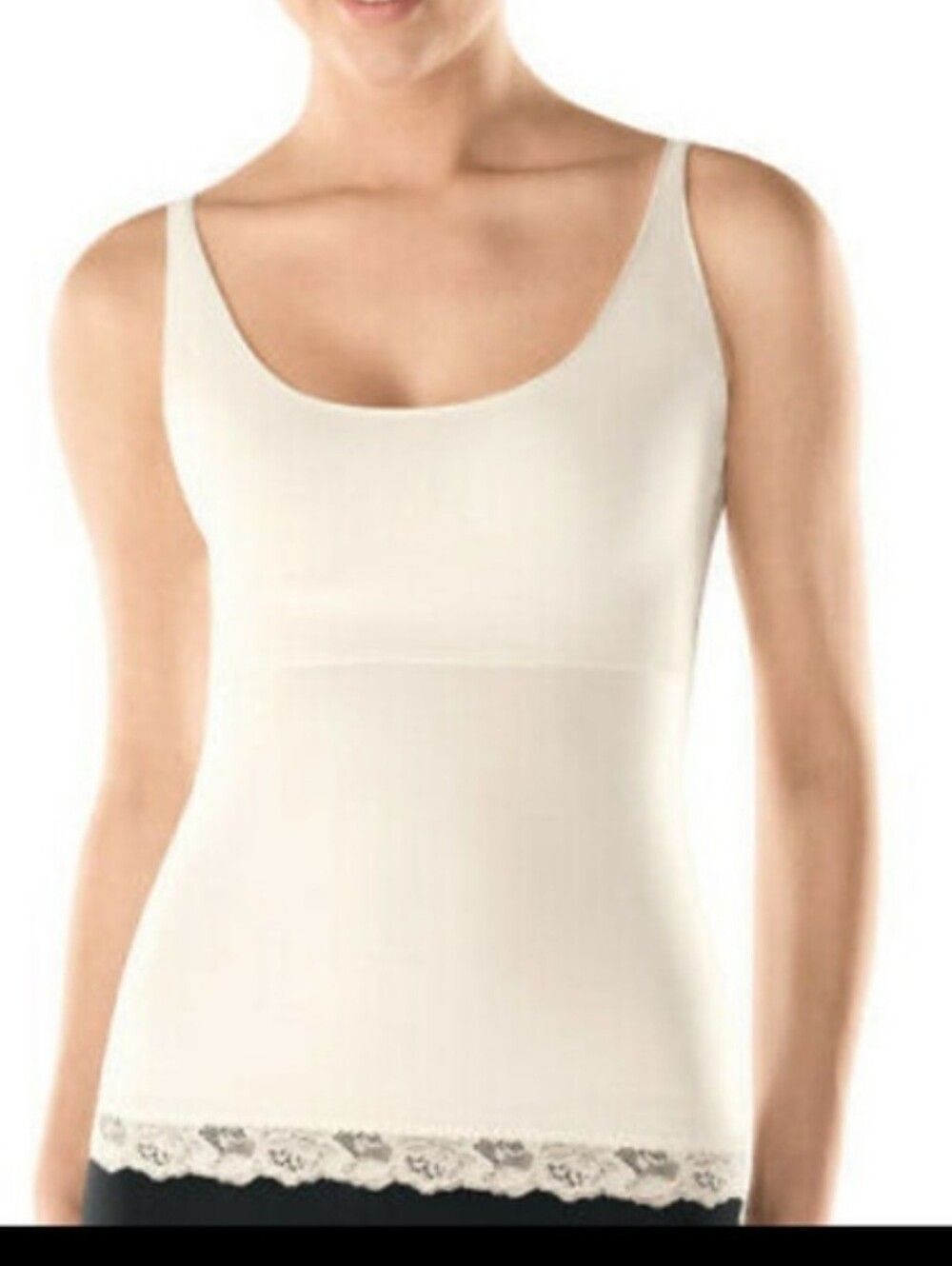 Spank 1X Cami Lace Hem